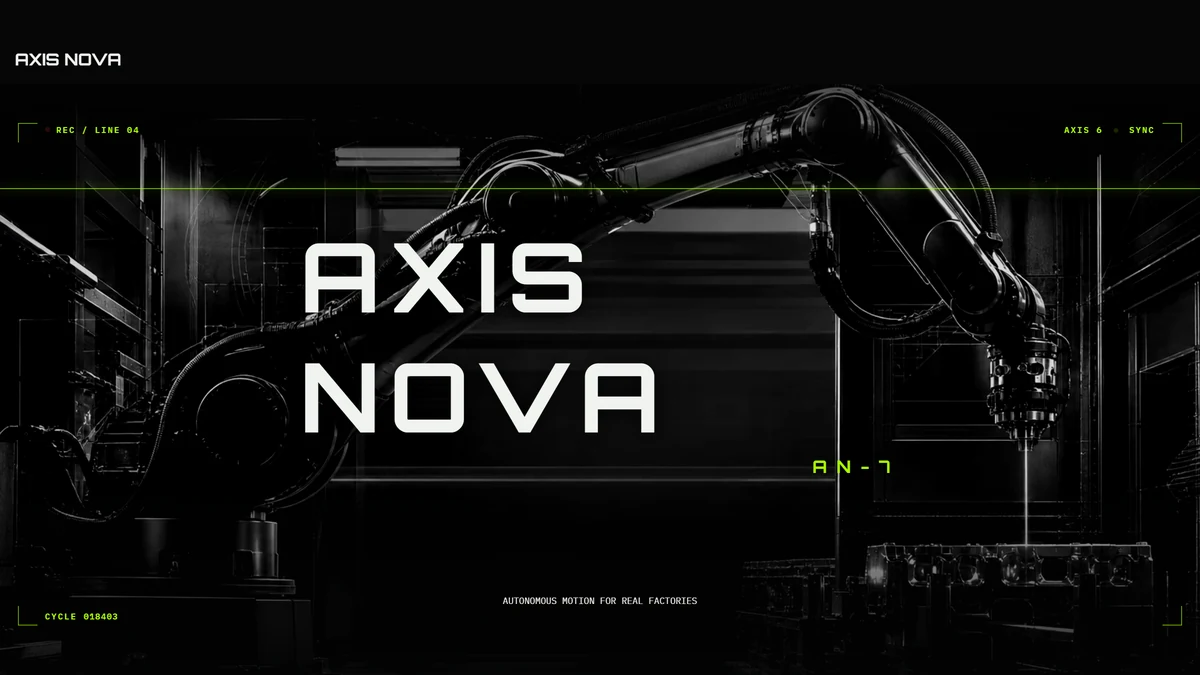 AXIS NOVA ROBOTICS トップページのヒーロー