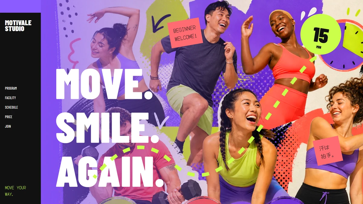 MOTIVALE STUDIO トップページのヒーロー